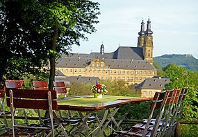 Blick auf Kloster Banz