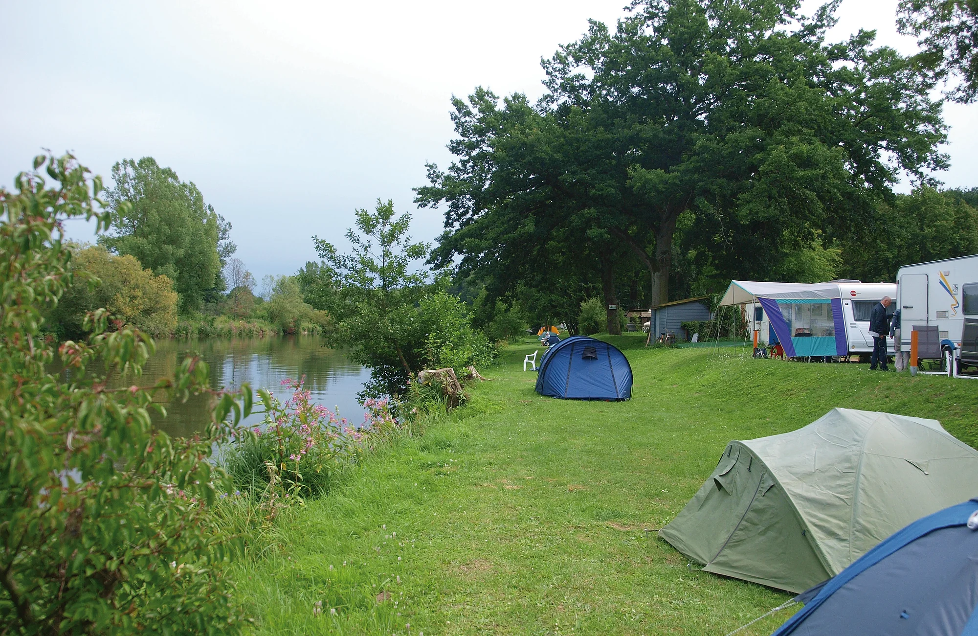 Campingplatz "Insel" im Stadtteil Bug