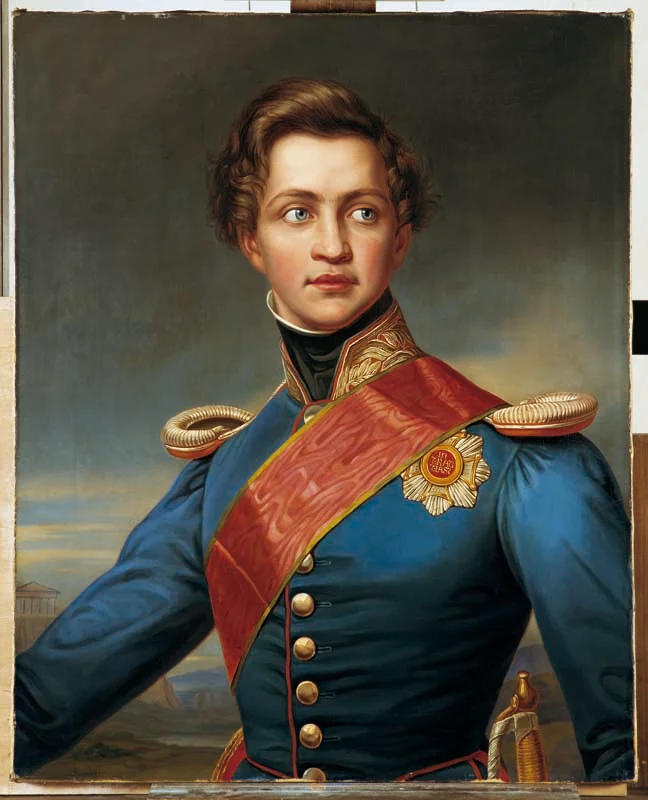 Gemälde, König Otto von Griechenland, Joseph Karl Stieler, 1832/1858, Inv. ResMü. G 410. Bamberg, Neue Residenz, Depot