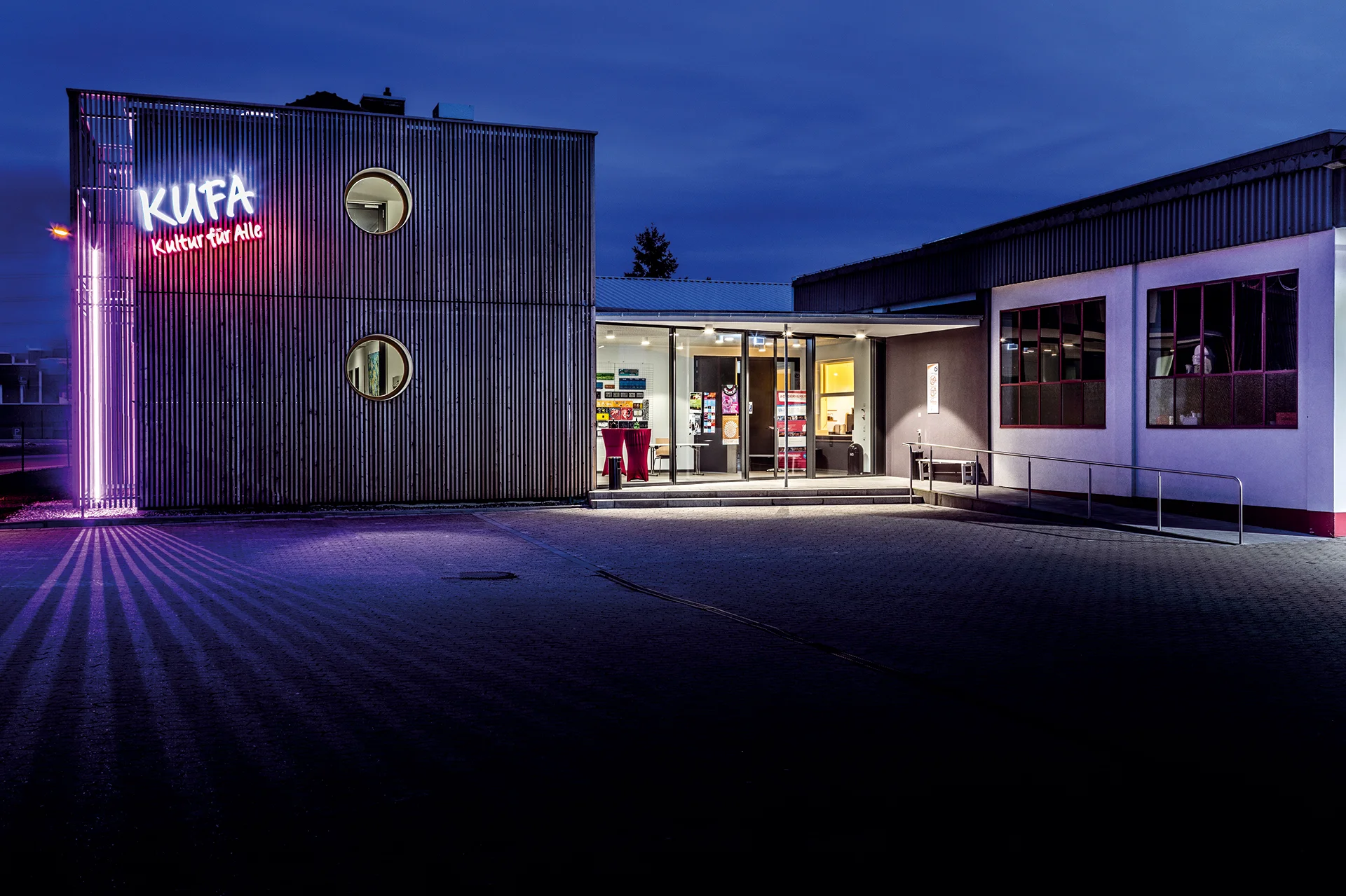 Außenansicht der KUFA Bamberg Exterior view of the KUFA Bamberg