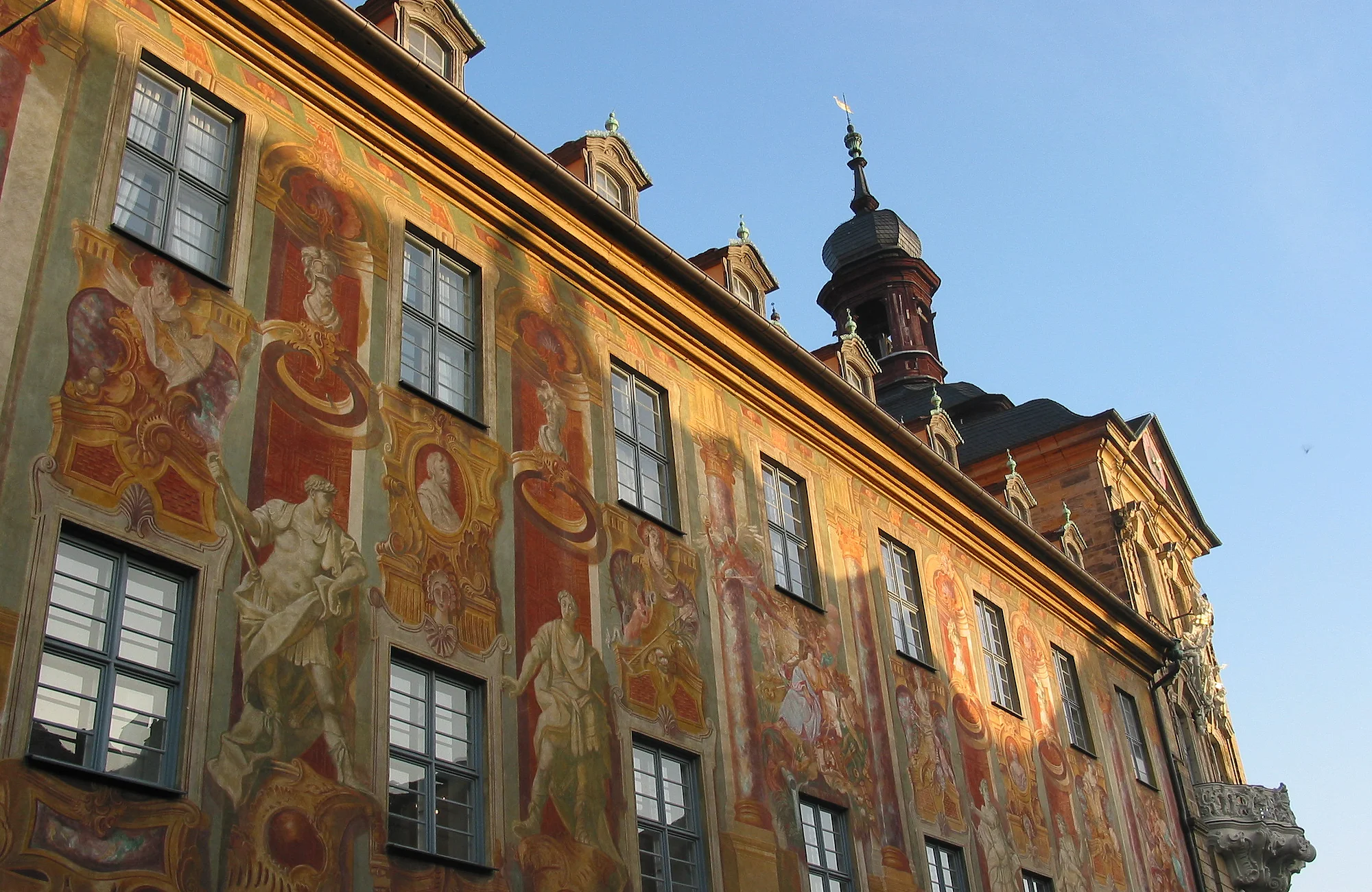 Altes Rathaus Die wundervollen Fresken des Bamberger Alten Rathauses bezaubern bis heute.