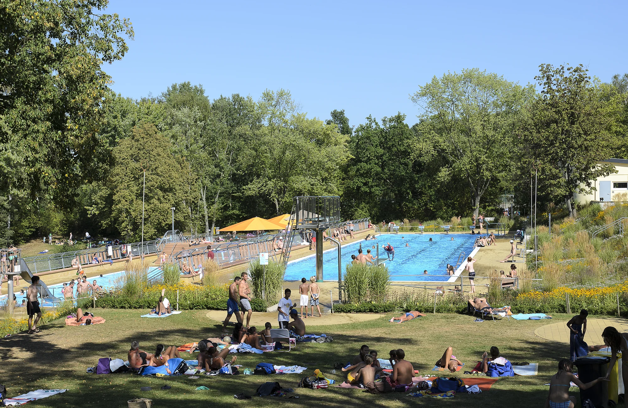Freibad Gaustadt Freibad Gaustadt in Bamberg.