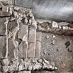 Treppenabgang der spätmittelalterlichen Mikwe im Dokumentationszentrum im Quartier an den Stadtmauern