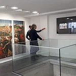 Blick in das Dokumentationszentrum "Mikwe" im Quartier an den Stadtmauern