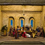 Krippe aus der Passionsausstellung der Bamberger Krippenfreunde in der Maternkapelle