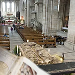 Das Grabmal von Heinrich und Kunigunde im Dom.