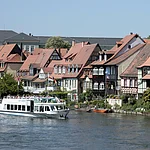 Die romantische Kulisse der kleinen Häuser der Fischersiedlung "Klein Venedig"