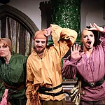 Die Aufführung " Die Räuber" auf der Altenburg