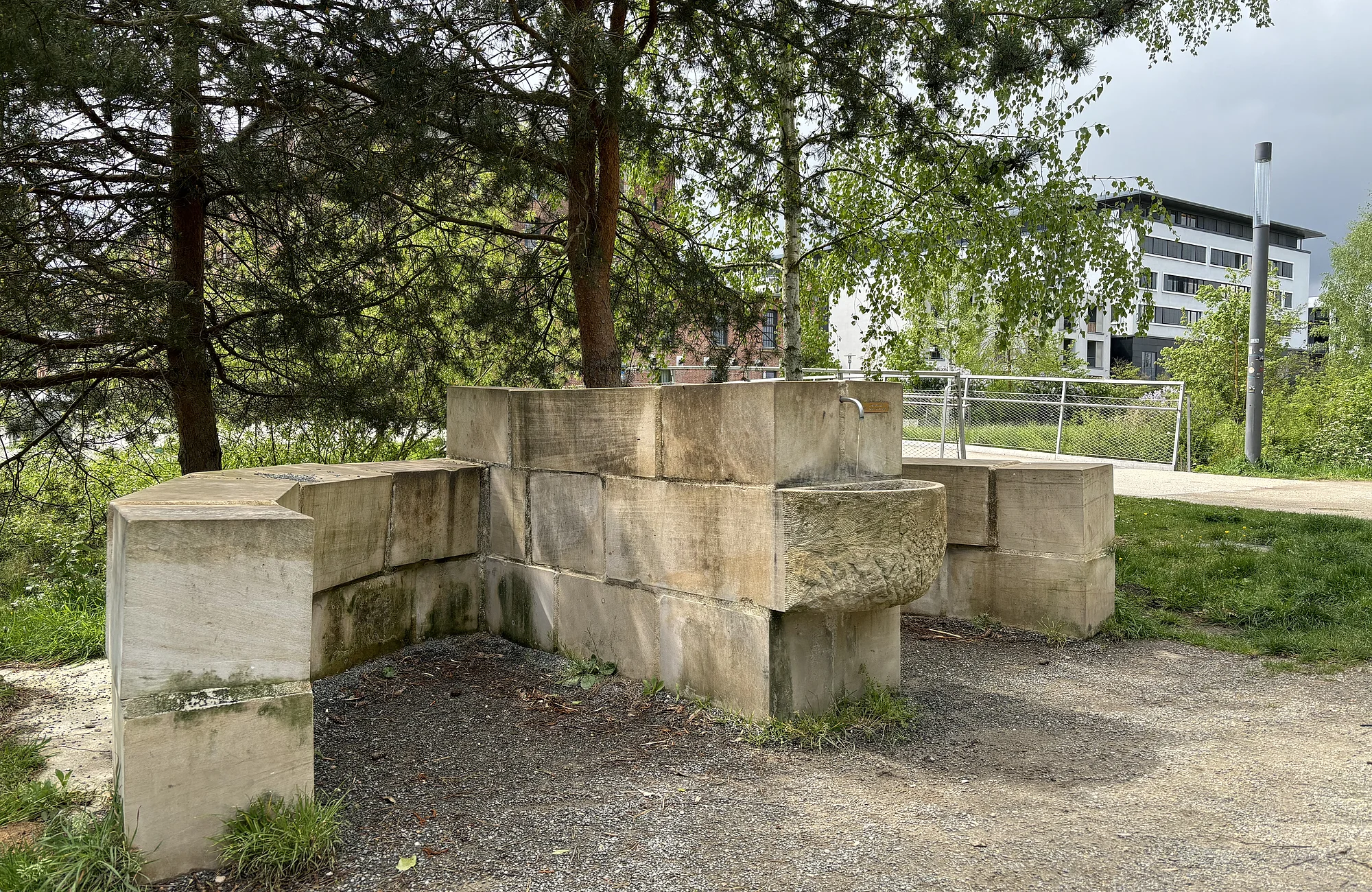 Trinkwasserbrunnen im ERBA-Park