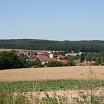 Blick auf Schönbrunn i. Steigerwald
