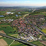 Breitengüßbach von oben