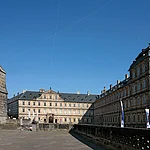 Blick vom Bamberger Dom zur Neuen Residenz