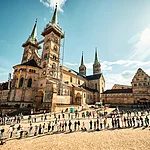 Beim Weltkulturerbelauf laufen alle zwei Jahre Hobby- und Profiläufer mitten durch die Welterbestadt Bamberg.