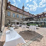 Innenhof für Empfänge