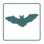 Wanderzeichen des Fledermauswegs zwischen Viereth und Unterhaid.