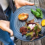 Gutes Essen sucht man in Bamberg nicht lange.
