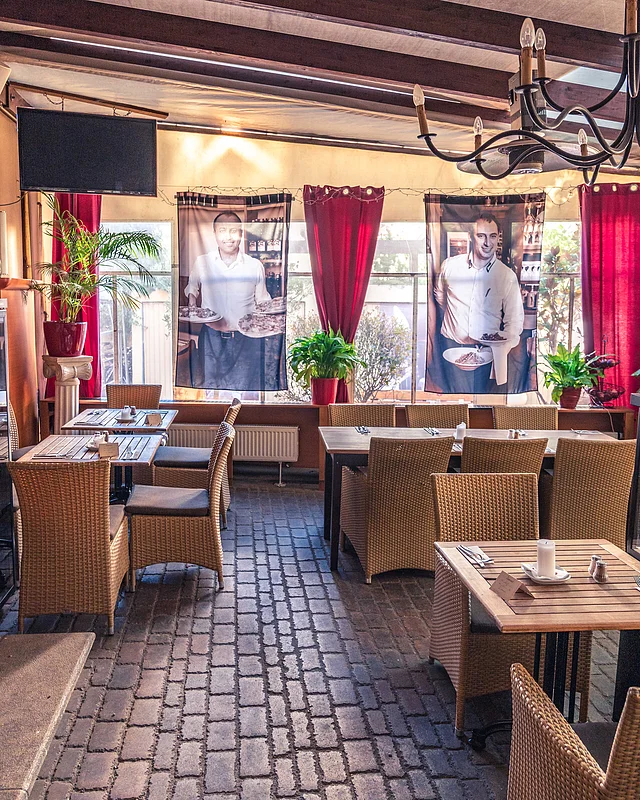 Foto des Innenlebens des Restaurants Salino in Bamberg.