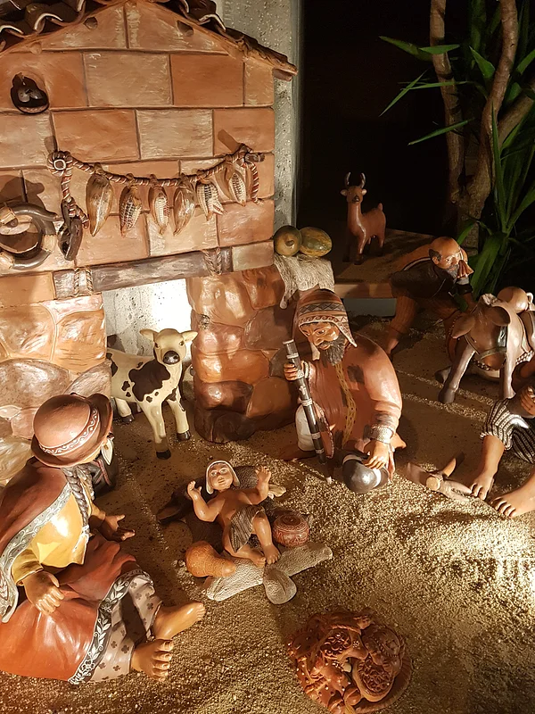 Krippe in der Erlöserkirche Krippe in der Erlöserkirche