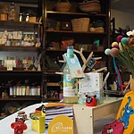 Ein Foto des Weltladens Bamberg von innen.