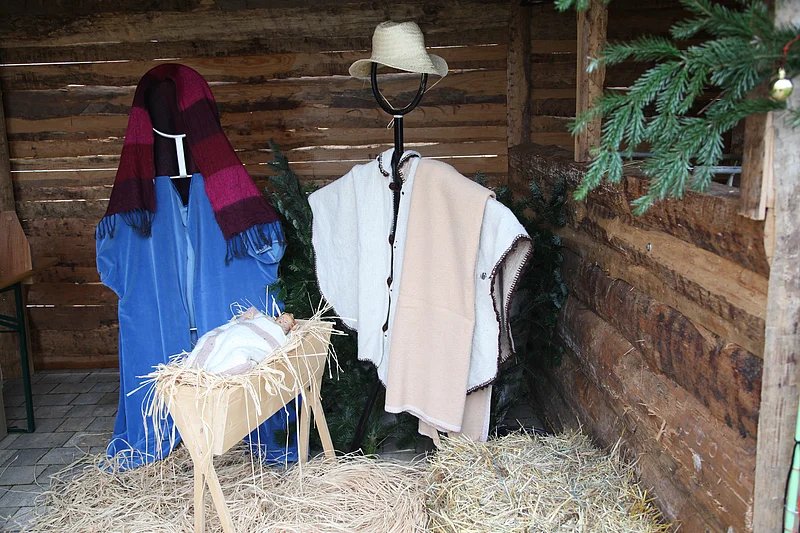 Lebendkrippe Zentrum für Senioren Maria und Josef Interaktiv