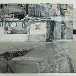 Kunstwerk "Palimpseste der Zeit" von Gudrun Besslein-Bauer in der Jahresausstellung des BBK Oberfranken 2026 in der Villa Dessauer Bamberg