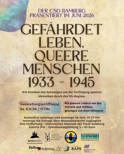 Ausstellungsplakat Gefährdet Leben