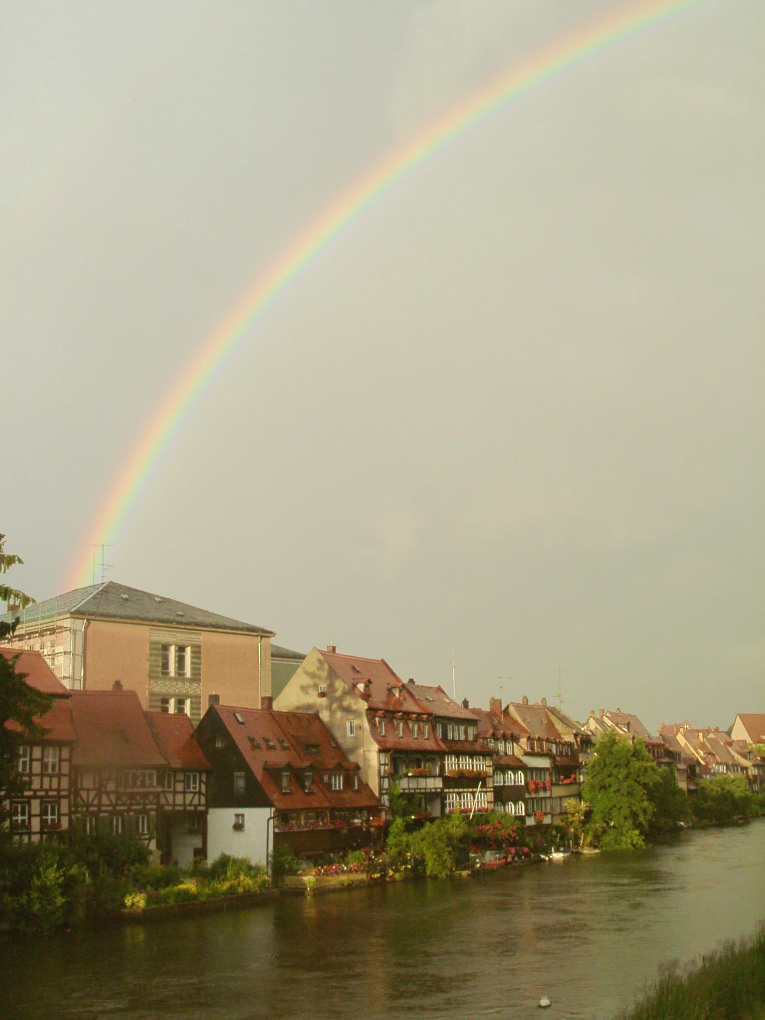 Regenbogen über Klein Venedig