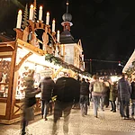 Bamberger Schwibbogen auf dem Weihnachtsmarkt