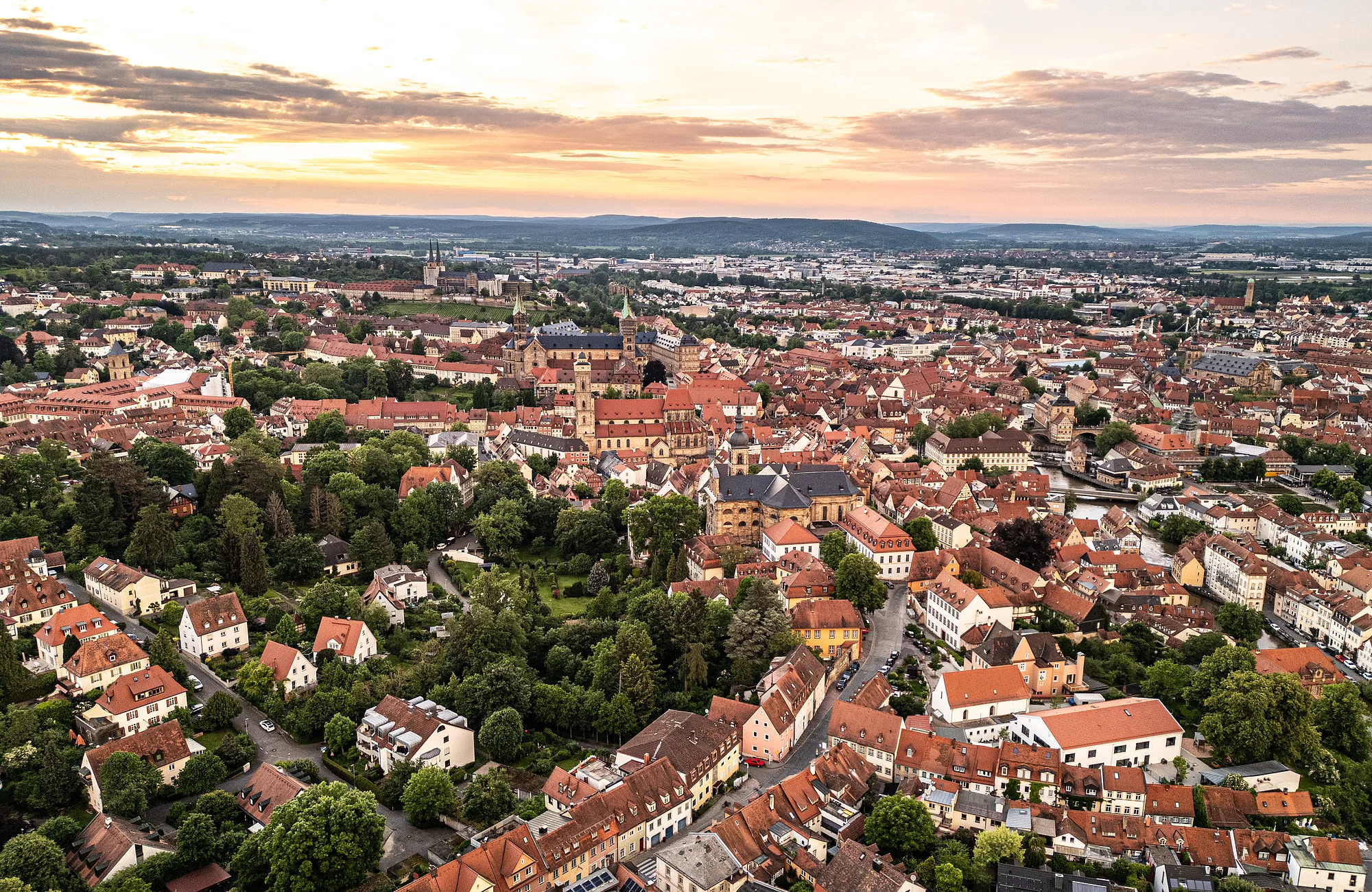 Luftaufnahme Bamberg Bamberg von oben