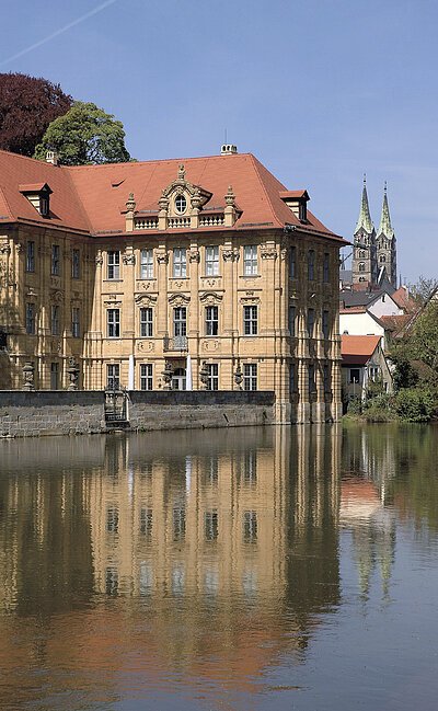 Das Barocke Wasserschloss beherbergt heute das Internationale Künstlerhaus Villa Concordia.
