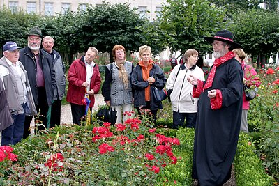 Bamberger Geschichtenerzähler im Rosengarten
